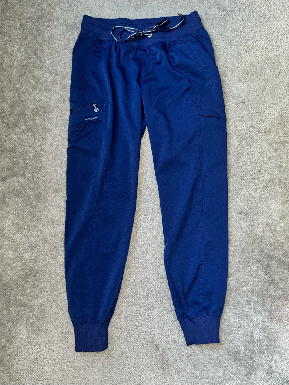 Healing Hands purple label Toby style Navy Drawstring Joggers; XSP